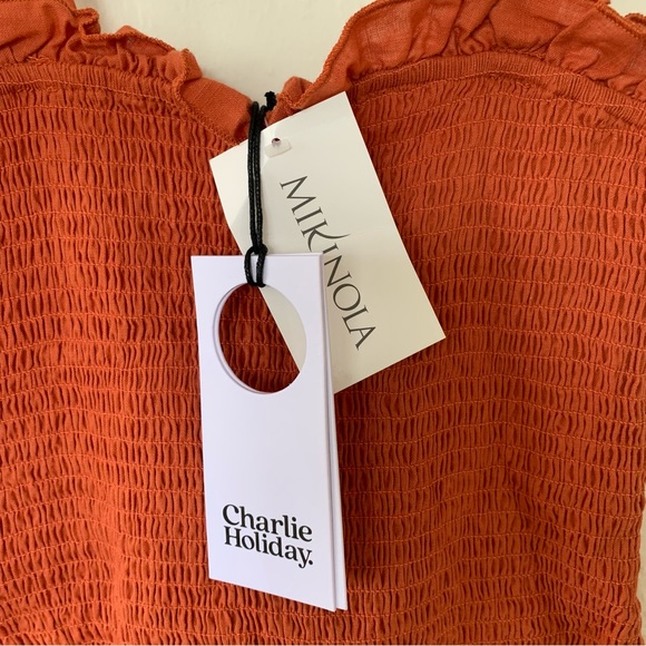 Charlie Holiday Cha Cha Dress In Rust - Picture 10 of 12